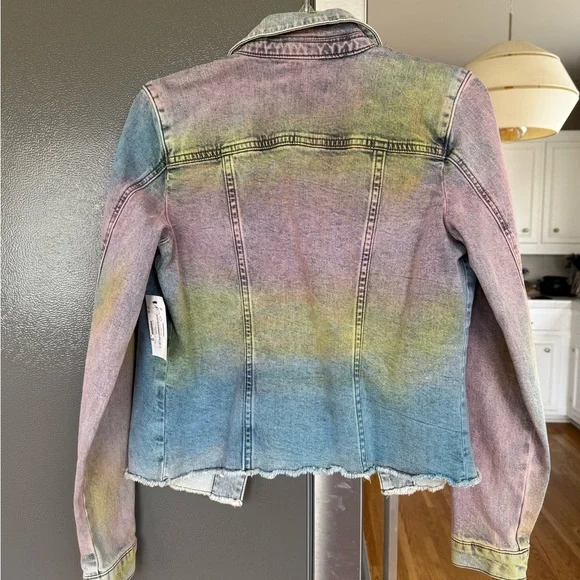 NWT Kut from the Cloth tie-dyed denim jean jacket - Picture 5 of 5